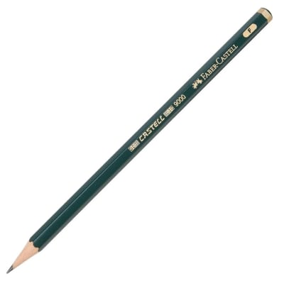 LÁPIZ GRAFITO 9000 F FABER-CASTELL