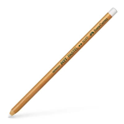 LÁPIZ PASTEL PITT BLANCO SOFT (101) FABER-CASTELL