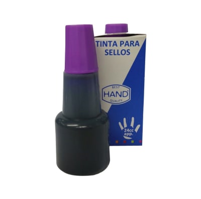 TINTA PARA TAMPÓN 24ML VIOLETA HAND