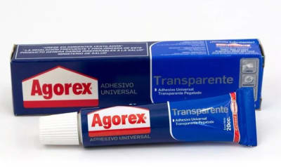 PEGAMENTO ADHESIVO DE CONTACTO TRANSPARENTE 20CC AGOREX