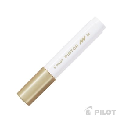 MARCADOR ACRÍLICO PINTOR MEDIO (M) 1.4MM DORADO PILOT