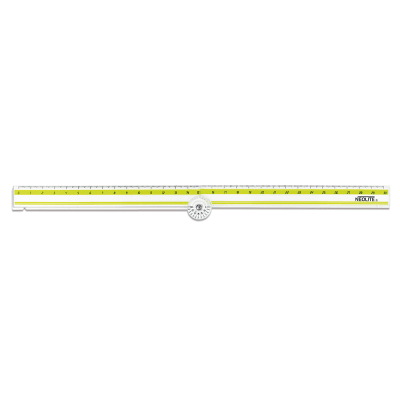 REGLA PLÁSTICA PLEGABLE / TRANSPORTADOR 30CM NEOLITE
