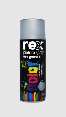 PINTURA SPRAY GENERAL 400ML ALUMINIO REX