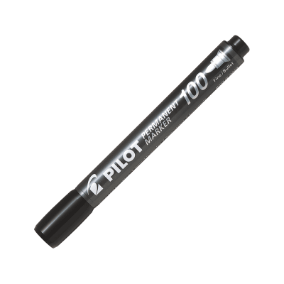 MARCADOR PERMANENTE SCA100 FINO NEGRO PILOT