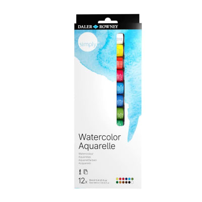 SET 12 ACUARELAS EN TUBO 12ML SIMPLY DALER ROWNEY