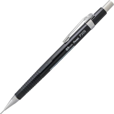 PORTAMINAS TÉCNICO 0.5MM P205 NEGRO PENTEL
