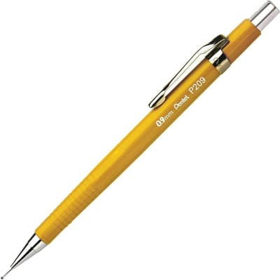 PORTAMINAS TÉCNICO 0.9MM P209 AMARILLO PENTEL