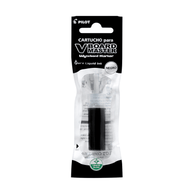 CARTUCHO PARA MARCADOR V BOARD MASTER NEGRO PILOT