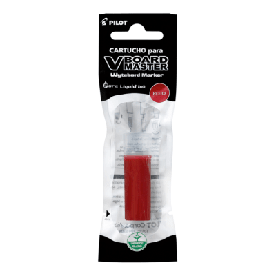 CARTUCHO PARA MARCADOR V BOARD MASTER ROJO PILOT