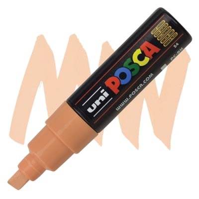 MARCADOR ACRÍLICO PC-8K NARANJA PÁLIDO POSCA