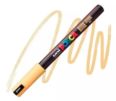 MARCADOR ACRÍLICO PC-1MR ALBARICOQUE POSCA