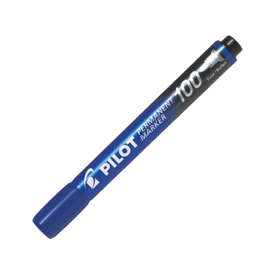 MARCADOR PERMANENTE SCA100 FINO AZUL PILOT