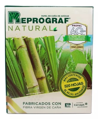 RESMA PAPEL RECICLADO NATURAL 75G CARTA 520HJ