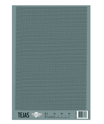 PAPEL MAQUETA 22X32CM TEJA GRIS PROARTE