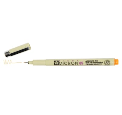 TIRALÍNEAS PIGMA MICRON 05 NARANJA SAKURA