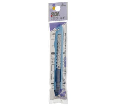 CUCHILLO DE PRECISIÓN 9MM COLORES PASTELES NO.0408D SDI