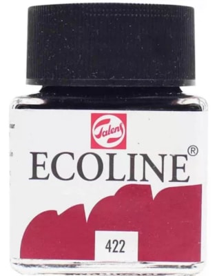 TINTA ACUARELABLE ECOLINE (422) PARDO ROJIZO 30ML TALENS