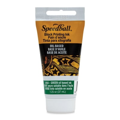 TINTA AL ÓLEO PARA XILOGRAFÍA 37ML VERDE SPEEDBALL