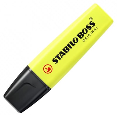 DESTACADOR BOSS FLÚOR AMARILLO NO.70/24 STABILO
