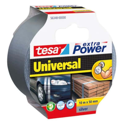 CINTA ADHESIVA MULTIUSO UNIVERSAL EXTRA POWER 50MM X 10M GRIS TESA