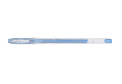 LÁPIZ TINTA GEL SIGNO NOBLE METAL 0.8MM AZUL UNI-BALL