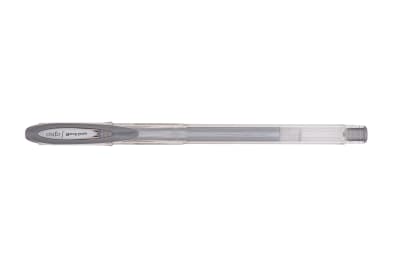 LÁPIZ TINTA GEL SIGNO NOBLE METAL 0.8MM PLATA UNI-BALL