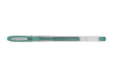 LÁPIZ TINTA GEL SIGNO NOBLE METAL 0.8MM VERDE UNI-BALL