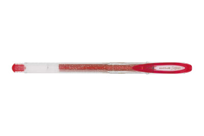 LÁPIZ TINTA GEL SIGNO SPARKLING 1MM ROJO UNI-BALL