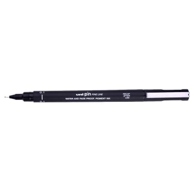 TIRALÍNEAS 0.1MM UNI-PIN NEGRO UNI-BALL