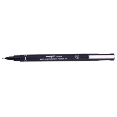 TIRALÍNEAS 0.2MM UNI-PIN NEGRO UNI-BALL