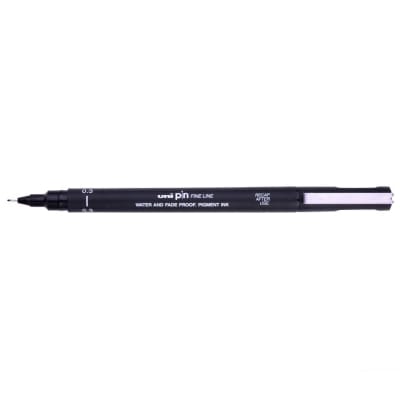 TIRALÍNEAS 0.3MM UNI-PIN NEGRO UNI-BALL
