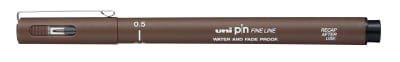 TIRALÍNEAS 0.5MM UNI-PIN SEPIA UNI-BALL