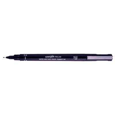 TIRALÍNEAS 0.6MM UNI-PIN NEGRO UNI-BALL