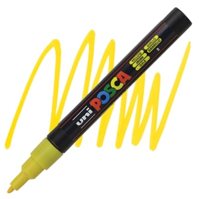 MARCADOR ACRÍLICO PC-3M AMARILLO POSCA