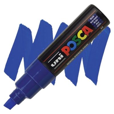 MARCADOR ACRÍLICO PC-8K AZUL POSCA