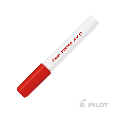 MARCADOR ACRÍLICO PINTOR EXTRA FINO (EF) 0.7MM ROJO PILOT