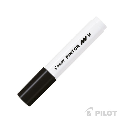 MARCADOR ACRÍLICO PINTOR MEDIO (M) 1.4MM NEGRO PILOT