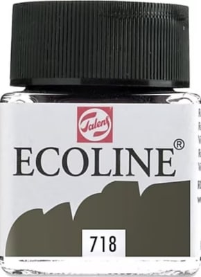 ACUARELA LÍQUIDA ECOLINE (718) GRIS CÁLIDO 30ML TALENS