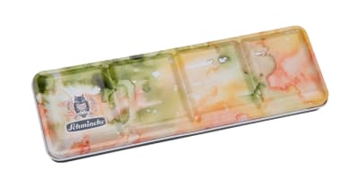 ACUARELA AKADEMIE 12 COLORES 1/2 PASTILLAS CAJA METÁLICA SCHMINCKE