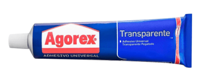 PEGAMENTO ADHESIVO DE CONTACTO TRANSPARENTE 90CC AGOREX