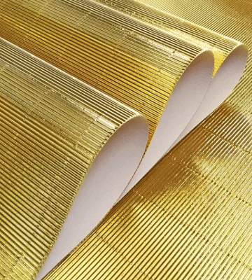 CARTÓN MICROCORRUGADO 50X70CM DORADO