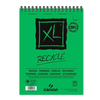 CROQUERA XL RECYCLE A3 VERDE 160G CANSON