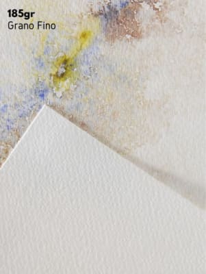 PAPEL ACUARELA MONTVAL GRANO FINO 185G 50X65CM CANSON