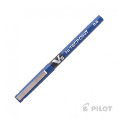 LÁPIZ TINTA HI-TECPOINT V5 0.5 AZUL PIEDRA PILOT