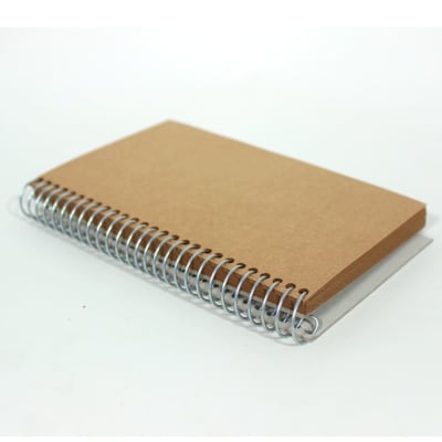 CUADERNO KRAFT TAPA PIEDRA 1/2 OFICIO 100 HOJAS