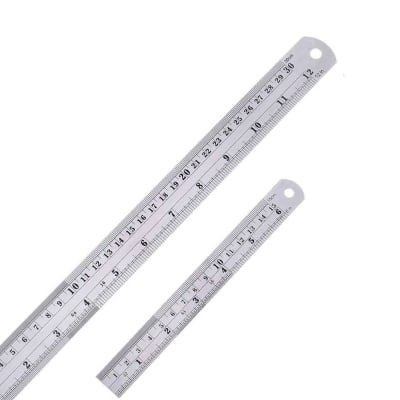 REGLA METÁLICA 20CM HAND