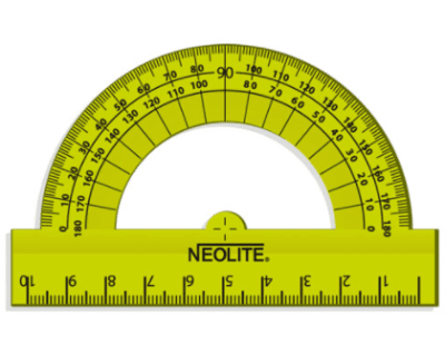 TRANSPORTADOR 180° GREEN 10CM NEOLITE