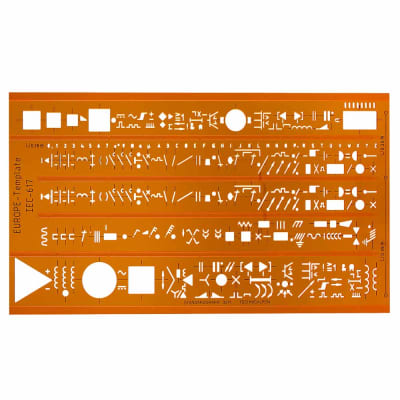 PLANTILLA DE INSTALACION ELÉCTRICA 1:100 IEC 617-11