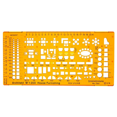 PLANTILLA MOBILIARIO 1:200 (7341) STANDARDGRAPH