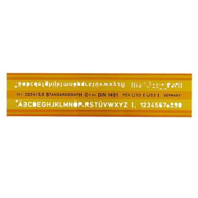 NORMÓGRAFO 3.5MM PERFIL H STANDARDGRAPH